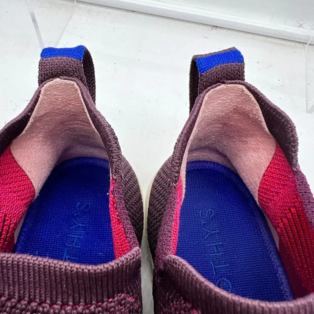 Rothy's Shoes Womens 9 The Chelsea Boot Bootie Ankle Knit Pull on Purple